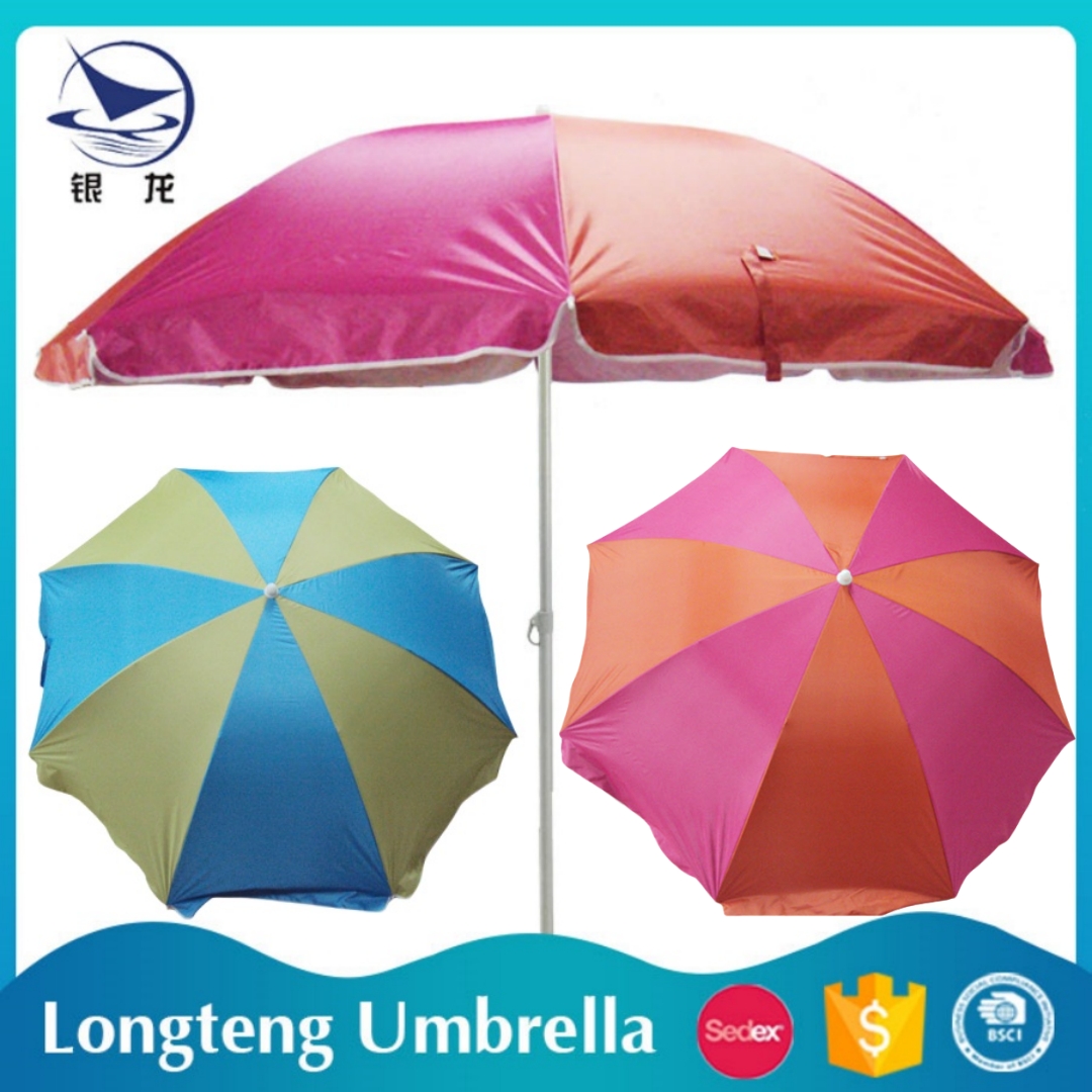 170T Polyester With Silver Coated  Design Color Beach&Patio Umbrella