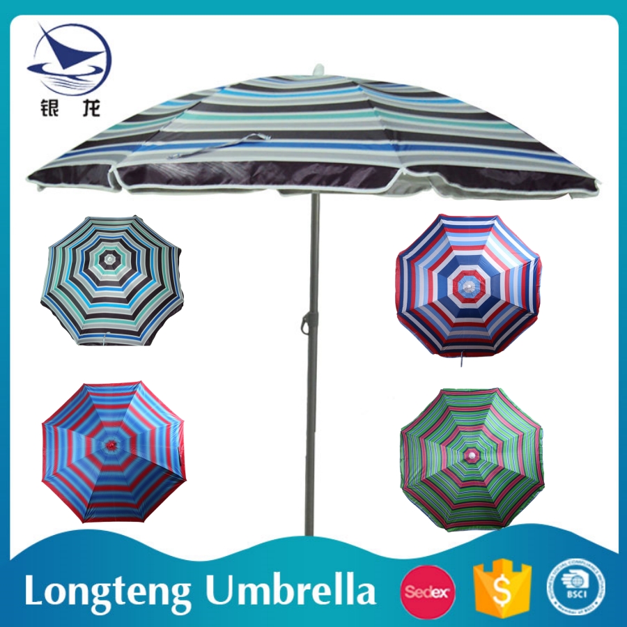 Popular China Whole Sale Factory Price Sun Umbrella Beach